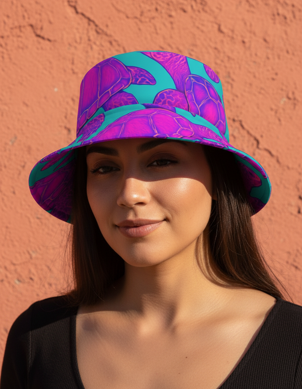 Coral Bucket Hat bikini — Dripper
