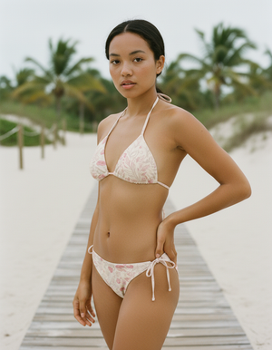 Hot Pink Meadow String Bikini String Bikini — Dripper