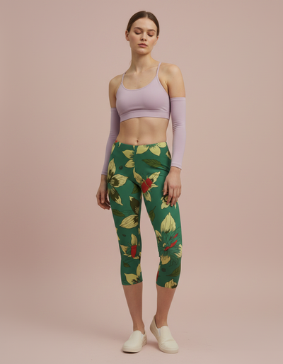 Runway Emerald Zenith Capri Leggings capri leggings