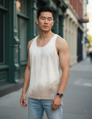 Men's Rainbow Patterns Tank Top