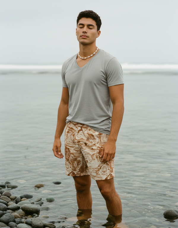 Men's Coastal Grandmother Swim Trunks