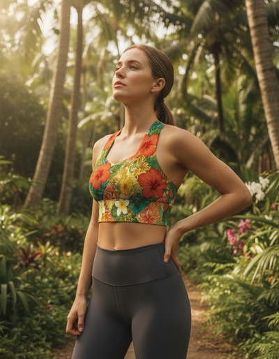 Kumu Longline Sports Bra longline sports bra