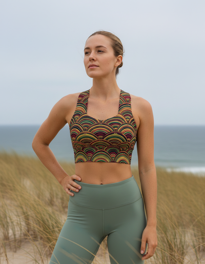 Hikari Longline Sports Bra longline sports bra