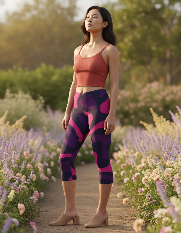 Lustre Leggings Capri Leggings — Dripper
