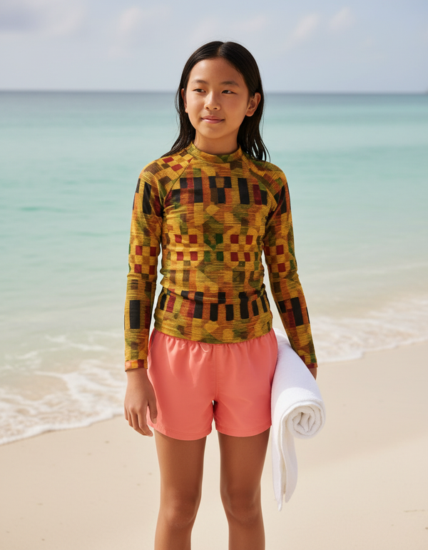African Collection youth rashguards
