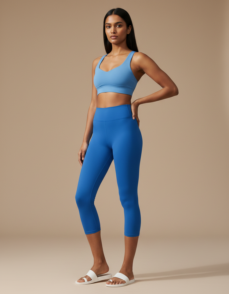 Denim Leggings Capri Yoga Leggings — Dripper