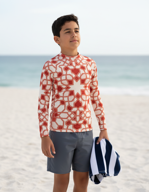 Lava Falls Albaicín Youth Rash Guard Youth Rash Guard — Dripper