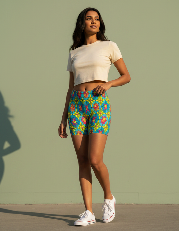 Kaleido women's short shorts