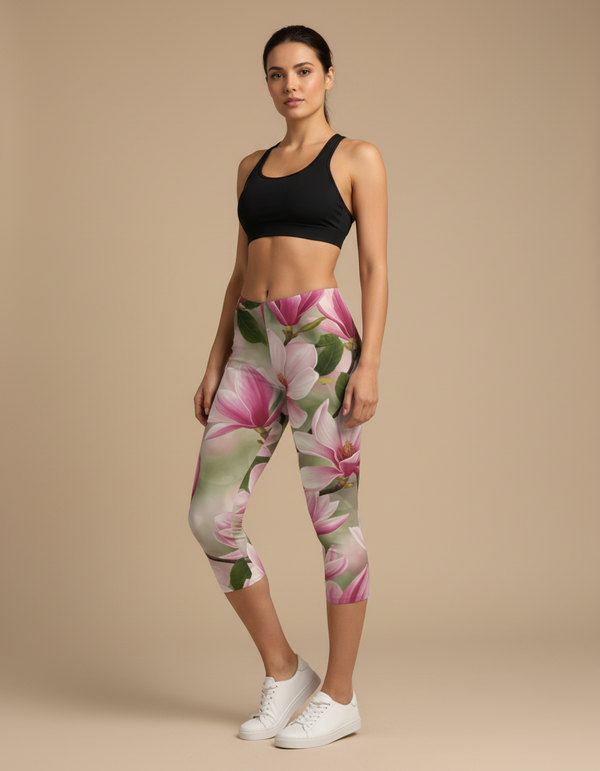 Blossom Capri Leggings Capri Leggings — Dripper