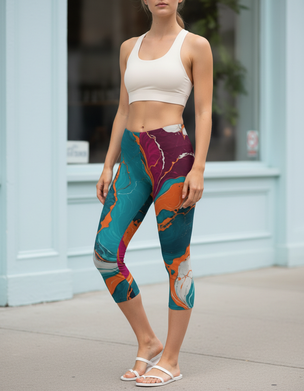 Spectrum Capri Leggings Capri Leggings — Dripper