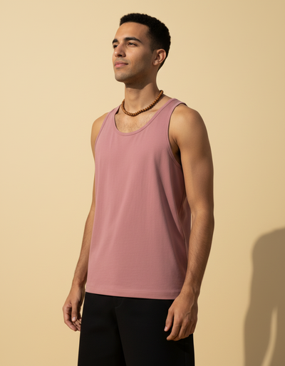 Men's Dusty Rose Tank Top tank top