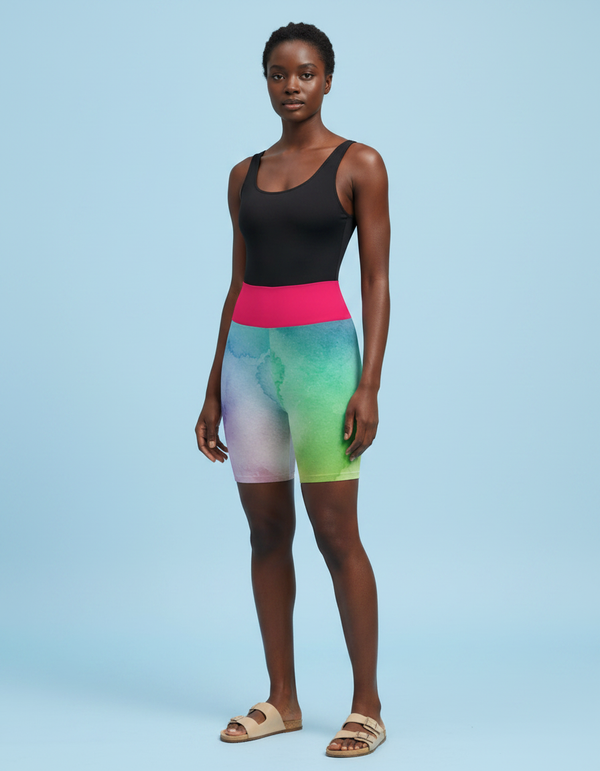 Mosaic Yoga Shorts bikini — Dripper