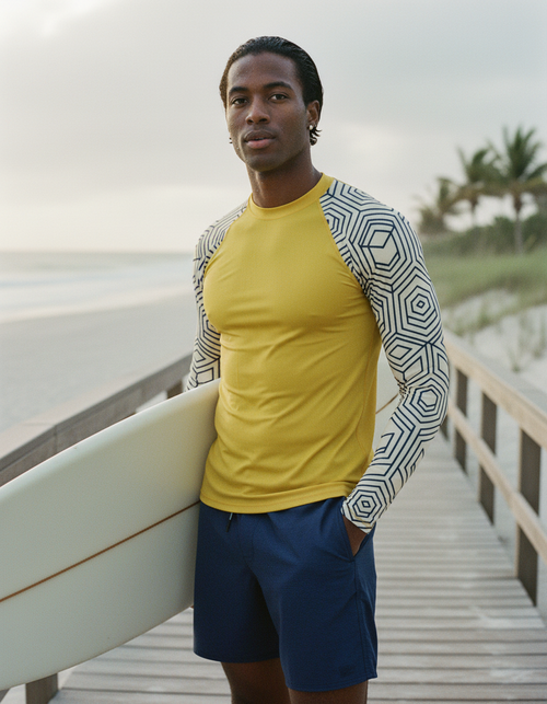 Haruka Rash Guard Men's Rashguard — Dripper