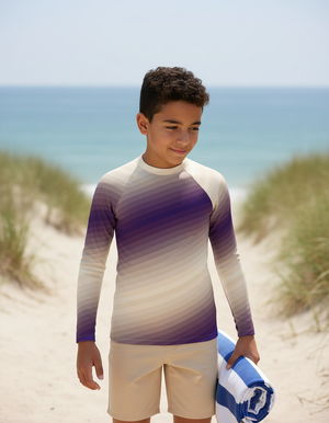 Angora Ripple Youth Rash Guard Youth Rash Guard — Dripper