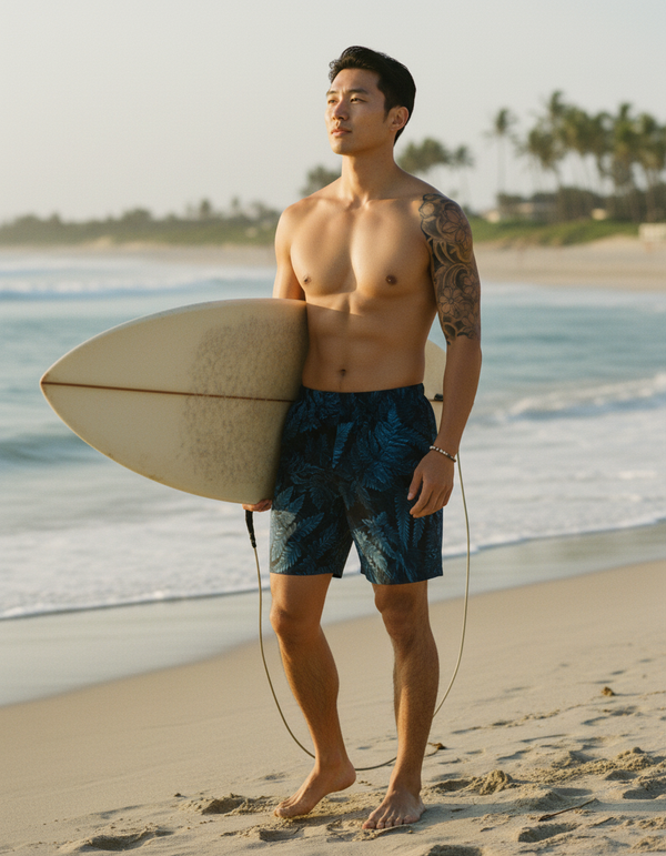 Men's Fern Swim Trunks