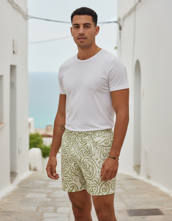 Men's Bandhani Swim Trunks
