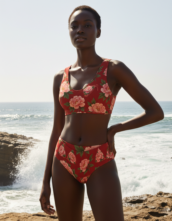 Dynasty High-Waisted Bikini High-Waisted Bikini — Dripper