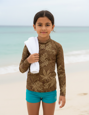 Coffee Bean Kumo Kids Rash Guard Kids Rash Guard — Dripper