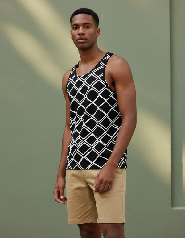 Eclipse Tank Top Men's Tank Top — Dripper
