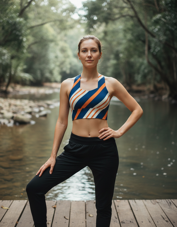 Vivid longline sports bras