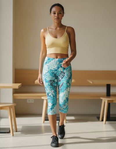 Coffee Bean Cita Capri Leggings capri leggings