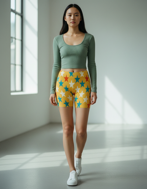 Women's Star Short Shorts