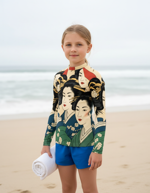 Runway Emerald Yume Kids Rash Guard Kids Rash Guard — Dripper