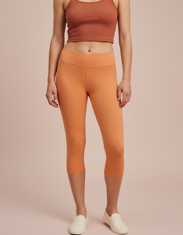 Muskmelon Leggings Capri Leggings — Dripper