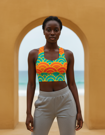 Yumi Longline Sports Bra longline sports bra