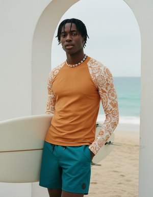 Muskmelon Echo Rash Guard Men's Rashguard — Dripper