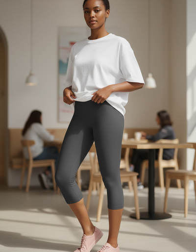 Graphite Capri Leggings capri leggings