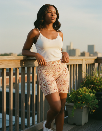 Tea Rose Qasr Short Shorts short shorts