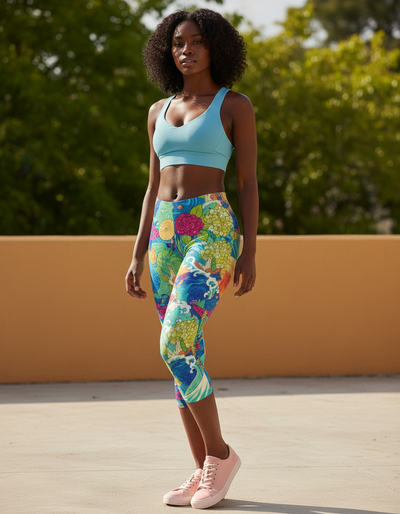 Sakura Capri Leggings capri leggings