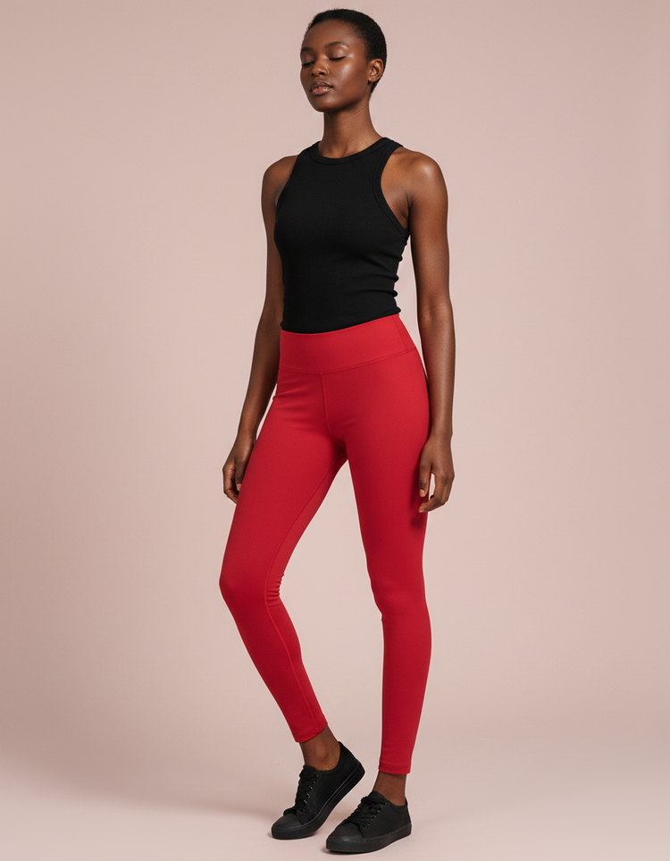 Bauhaus Red Leggings Women's Leggings — Dripper