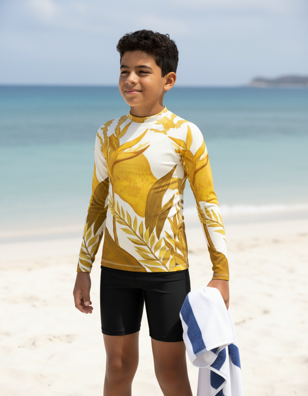 Youth Gauguin Tahiti Rash Guard