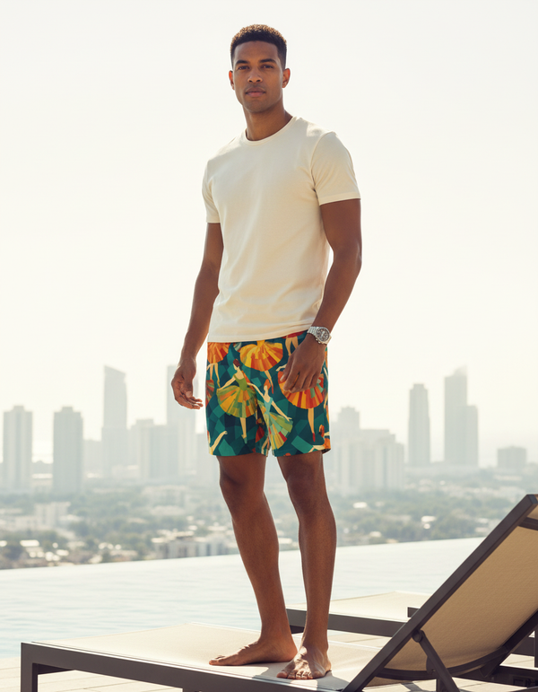 Dega Collection men's swim trunks