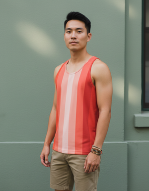 Men's Striped Patterns Tank Top