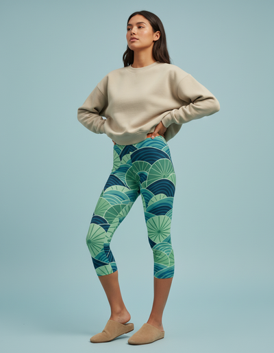 Alexandrite Hikari Capri Leggings capri leggings