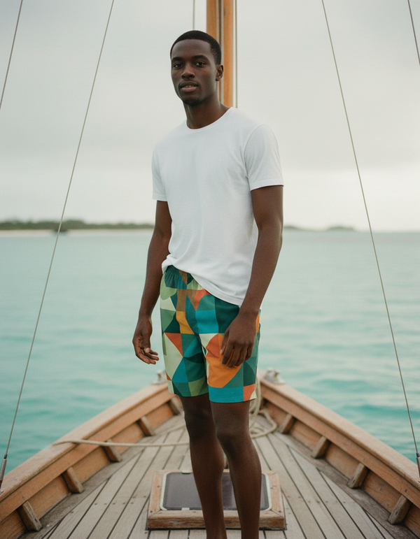 Men's Mid-Century Modern Swim Trunks