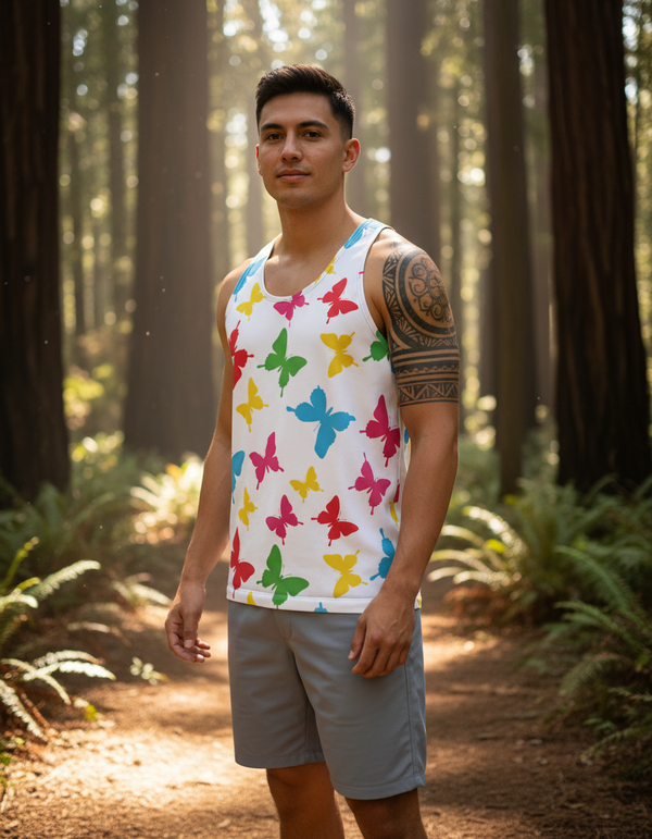 Lepidoptera Tank Top Men's Tank Top — Dripper