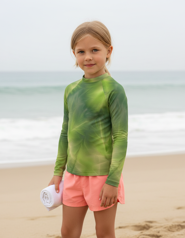 Kids Ice-Dye Rash Guard