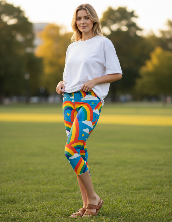 Aura Capri Leggings Capri Leggings — Dripper