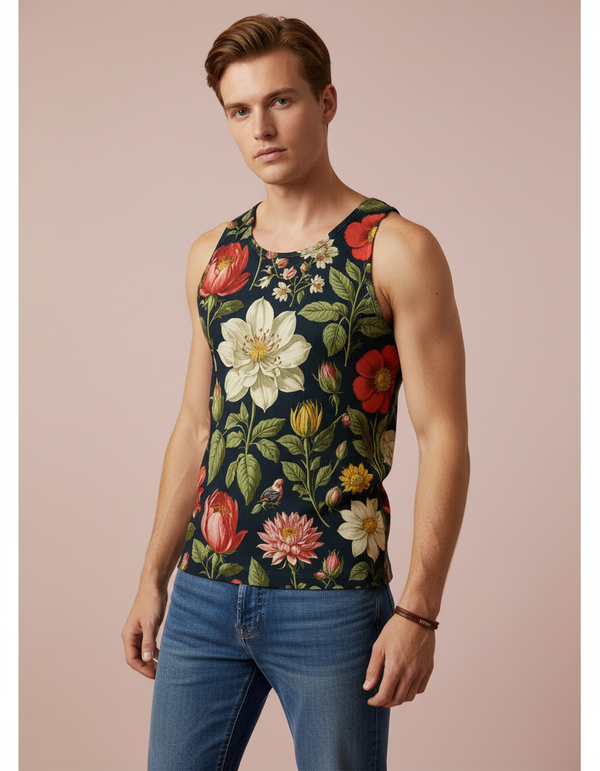 Men's Flora tank tops