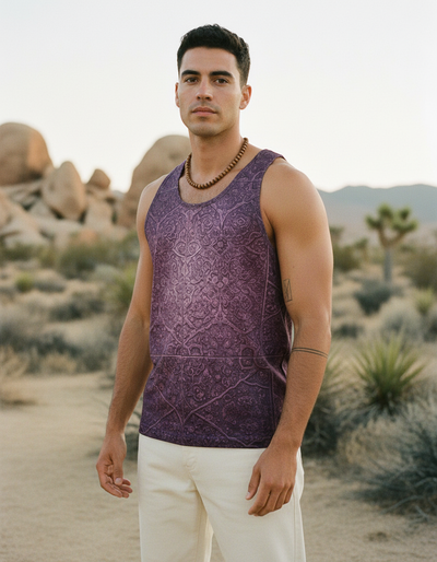 Men's Burnished Lilac Bazaar Tank Top tank top