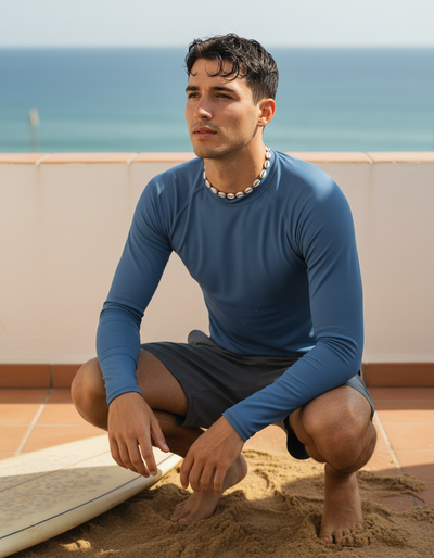 Men's Mid Denim rash guard