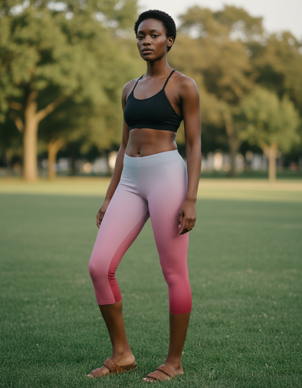 Leggings in Millennial Pink Elysium