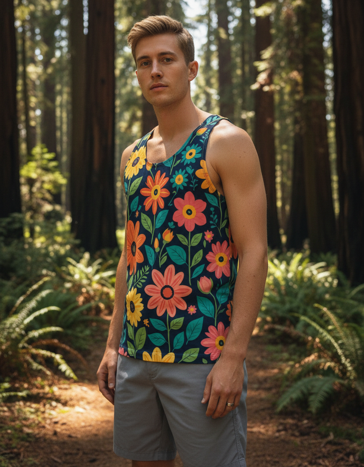 Petal Tank Top Men's Tank Top — Dripper