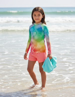 Mosaic Kids Rash Guard Kids Rash Guard — Dripper