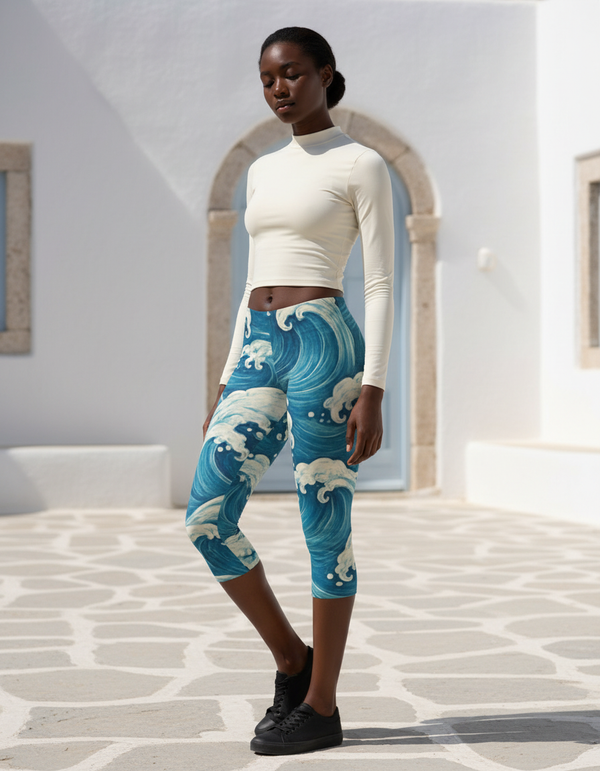 Ebb Capri Leggings bikini — Dripper