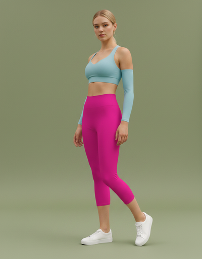 Barbie Pink Capri Yoga Leggings capri yoga leggings